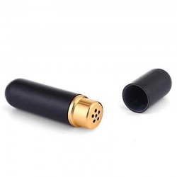 Inhalador de Popper Aluminio Negro