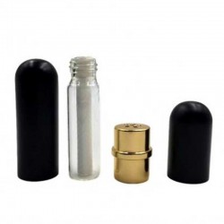 Inhalador de Popper Aluminio Negro
