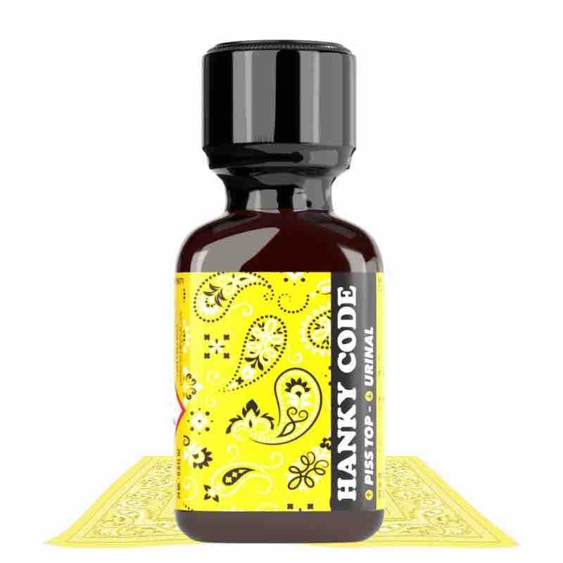 Popper Hanky Code Amarillo 24ml + Bandana Popper Hanky Code Amarillo 24ml + Bandana